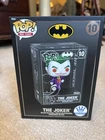 Funko Pop Batman Exclusive Die Cast The Joker Figure LIMITED Edition #10 SEALED