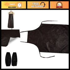 Waterproof Fireproof Leather Welder Apron for Wet Dry Welding - Unisex Design