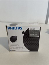 PHILIPS SBT10 MINI BLUETOOTH PORTABLE SPEAKER - BLACK