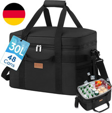 Lifewit Kühltasche 30L 50 Dosen, Faltbar Picknicktasche Für Essen & Getränke, Kü