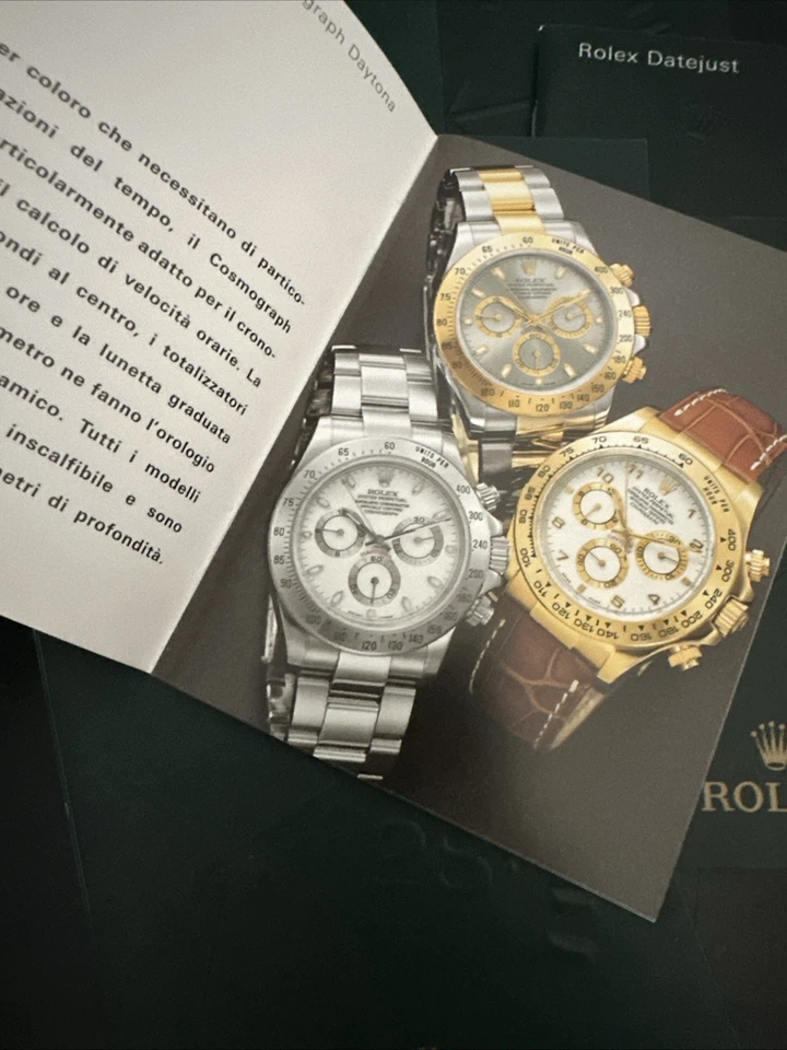 Genuine Rolex Manual Datejust GMT Milgauss Day-date Daytona 13 Pcs - Immagine 4 di 4