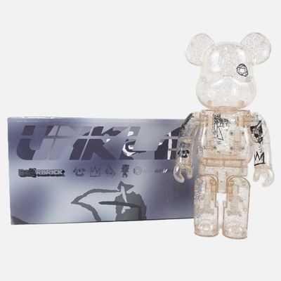 #ad #ad Be@rbrick UNKLE amp; Futura 400% Figure Glitter Clear Love amp; Unrest 2010 Edition $199.92