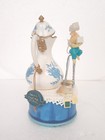 Vintage Enesco Music Box 1995 Mice Playing In/on Teapot — photo 5