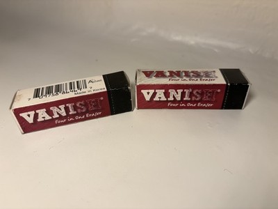 (2) Vanish 4-in-1 Artist Erasers- Replaces Gum Rubber Vinyl and Kneaded Erasers 