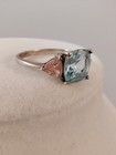 Vintage Avon RJ Graziano Sterling Silver Three-Stone Statement Ring — photo 3