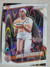 🏀🔥 2025 Panini Prizm Aneesah Morrow White Seismic Prizm Connecticut Sun RC