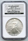 2006-W American Eagle Silver Dollar NGC MS69 West Point 20th Anniversary - Q641