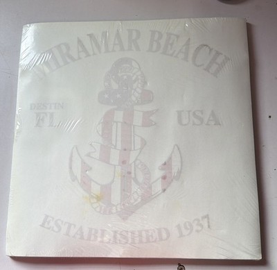 50 Pack Miramar Beach Destin Florida Tshirt Heat Transfer Iron On 12  X 12 