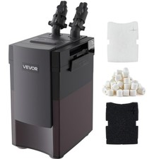 317GPH Canister Filter, 3-Stage External Aquarium Filter with Powerful Pump, ...