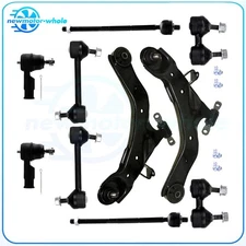10x Front Control Arms Tie Rods Sway Bar End Links For Hyundai Elantra 2001-2006