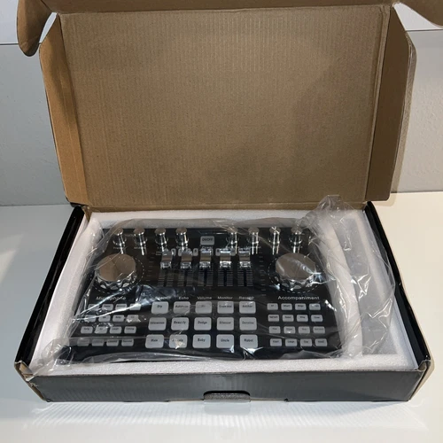 Digital Audio Mixer Live Sound Card K1 Audio Mixing Console Computer Phone DC 5V