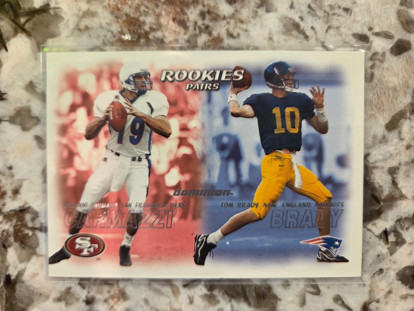 Tom Brady 2000 SkyBox Dominion #234 Rookies Pairs Price Guide