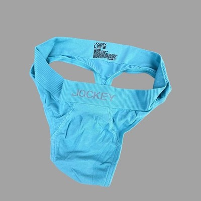 Jockey mens seafoam blue modal seamfree G-string thong underwear