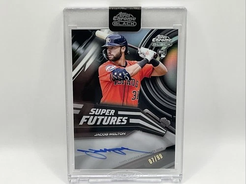 2026 Topps Chrome Black Jacob Melton Super Futures Autographs (Raw)