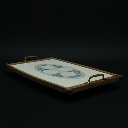 Art Nouveau Tray Wächtersbach around 1910 Hans Christiansen Decor 2091 1.23MIN - Picture 7 of 8