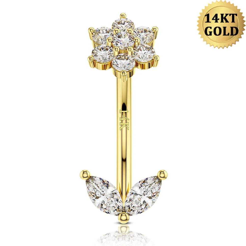 14k gold 2024 rook piercing