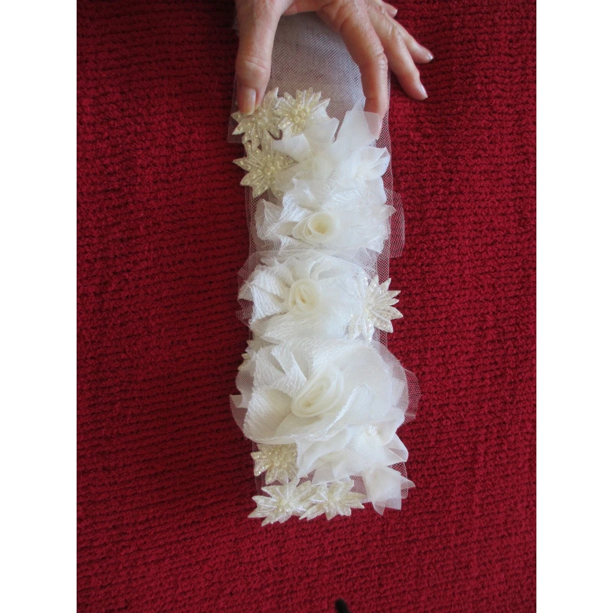 Vera Wang White Wedding belt sash crystal ivory $1300 NEW Iconic Vera Wang Ivory SASH Wedding Bridal Dress  main image 2