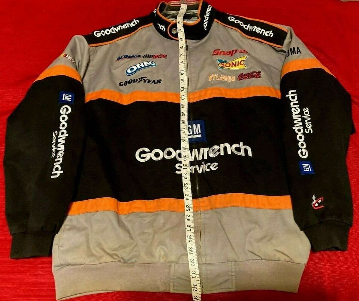 VINTAGE KEVIN HARVICK RCR GM GOODWRENCH NASCAR JACKET BY CHASE