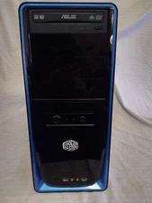 Cooler Master Elite 310 Blue Mid-Tower Computer Case with OCZ Power Supply
