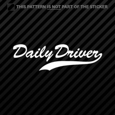 2x Daily Driven Sticker Self Adhesive Vinyl Jdm Euro 2x Daily Driven Sticker Self Adhesive Vinyl Jdm Euro