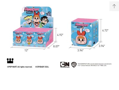 3点セット☆新品未使用☆CRYBABY×Powerpuff Girls♡ CRYBABY × パワーパフ ガールズ シリーズ ぬいぐるみ 3点セット