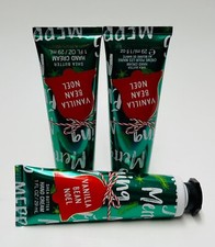 3 Bath Body Works VANILLA BEAN NOEL Travel Size Mini Hand Cream 1 oz