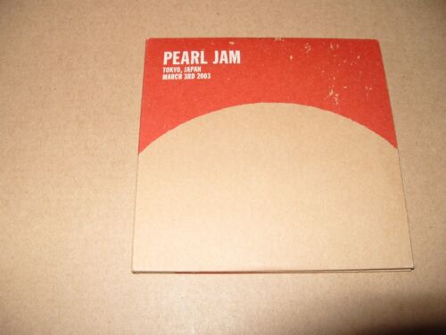 Pearl Jam Tokyo Japan March 3rd 2003 2 cd digipak Near Mint Condition  (D2) - Picture 1 of 1
