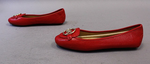 michael kors loafers womens red