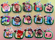 Cocomelon friends Cupcake Toppers / Baby Shower/ Wedding Picks Party