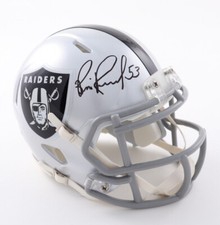 Bill Romanowski Signed Raiders Speed Mini Helmet (Beckett COA & Sasigned COA) 