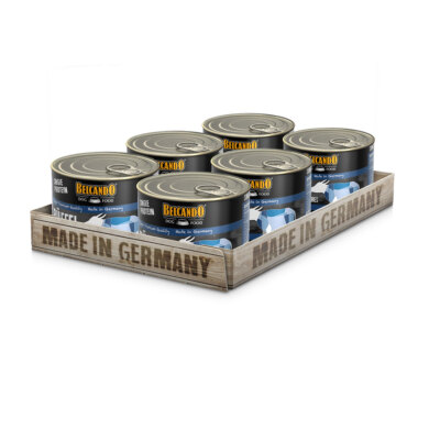 Belcando Single Protein Büffel Hundefutter Nassfutter | 6 x 200 g
