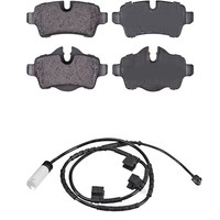 Set BeläGe Schuhe BremsbeläGe + Sensor Hinten FüR Mini Roadster (R59)