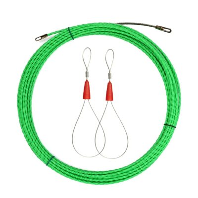 30m Wire Puller Wall Cable Running Fish Tape Push Pull Rod Electrical Fish Tape 