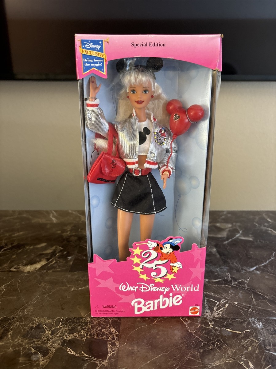 NEW 1996 Barbie Walt Disney World Special Edition 25th Anniversary