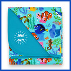 Little Sleepies Disney Nemo's Reef Cloud Blanket Finding Nemo NIB