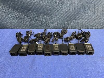 Lot of 10 Sino American SAL124A-1220V-6 Switching Adapter Power Supply 12V 1.66A