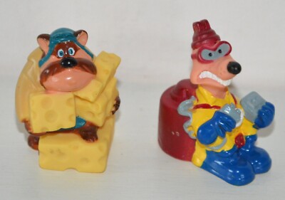 Disney Chip & Dale Rescue / Mystermask Figuren 2er Set Vintage 90er