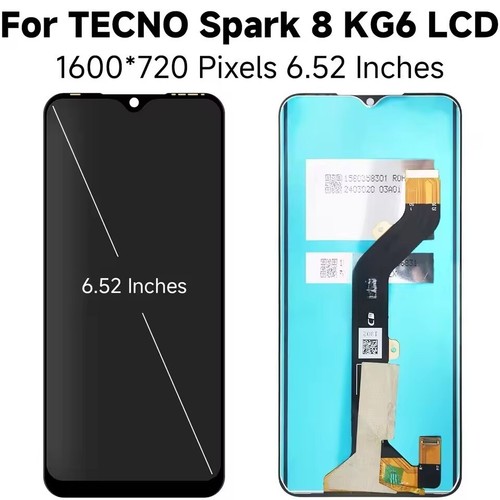 Per Tecno Spark 8 KG6 KG6k KG6p LCD Display Touch Screen Digitizer Replacement - 第 2/6 張圖片