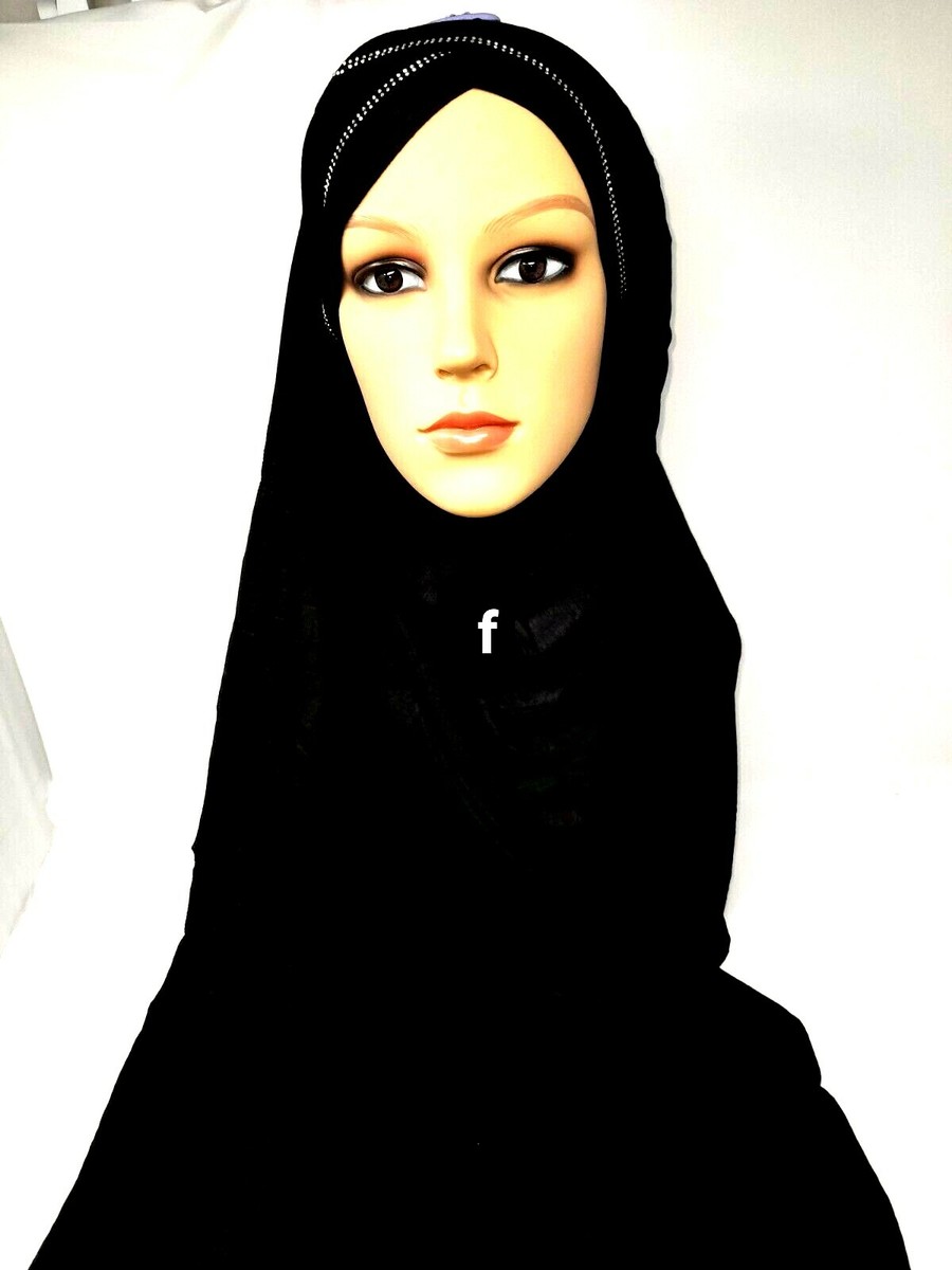 Profumi Arabi Donna Sciarpa Hijab One Piece Per Donna Musulmana - In Poliestere, Avvolgente, Per Testa E Spalle Belt Amiri - Foto 4