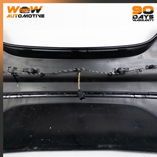 09-15 JAGUAR XF X250 REAR BUMPER COVER ASSEMBLY PARKING ASSIST BLACK OEM - Picture 11 of 23