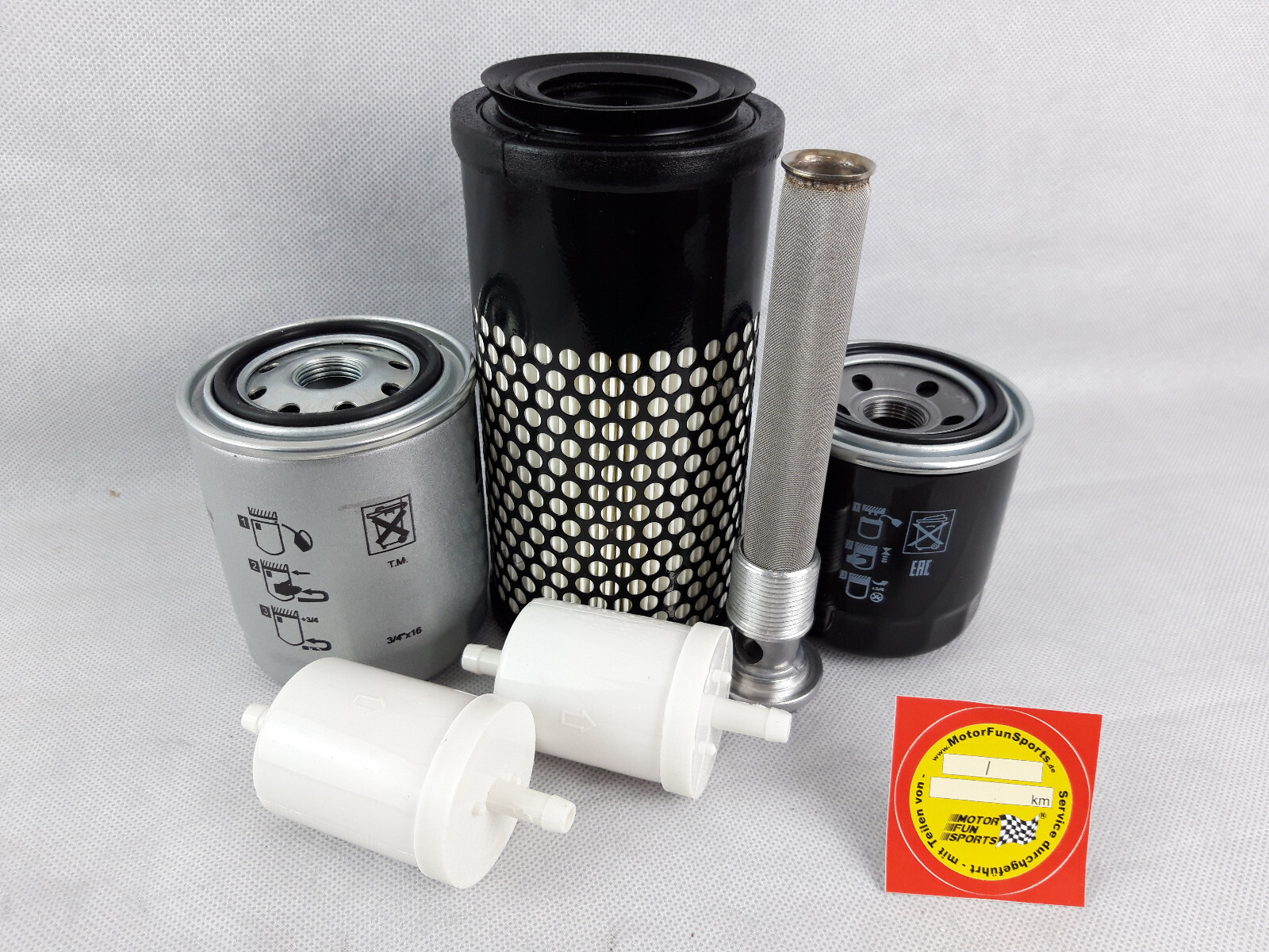 Filter Set (Large) Suitable For Kubota F 2560 E-R Oil Air Fuel Hydraulic