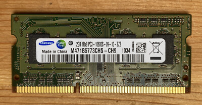 Samsung M471B5773CHS-CH9 DDR3-RAM (2GB, PC3-10600 (DDR3-1333) 1333 Mhz, SO-DIMM