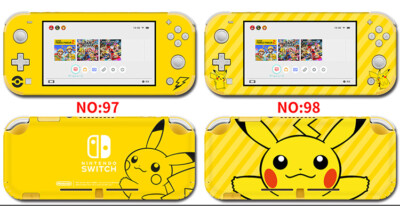 Nintendo Switch Lite Pikachuデザイン Nintendo Switch Lite Skins Decal Pokemon - Polka dot Pikachu Vinyl