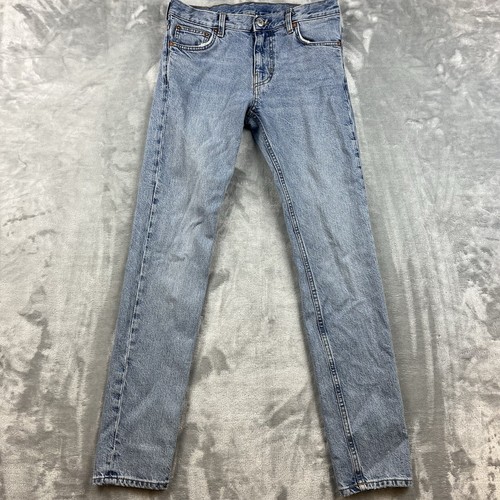Weekday Friday Jeans Men's Size 29x32 Blue Skinny Leg Light Wash Stretch Denim