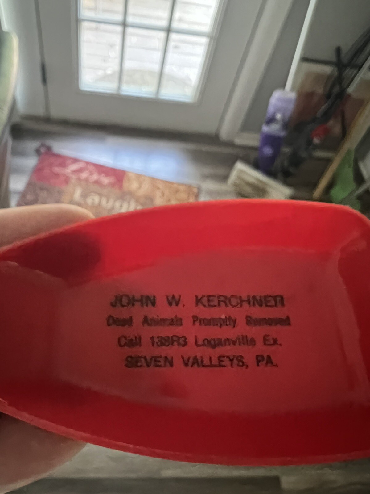 vintage rare john kerchner seven valleys pennsylvania york pa red scoop