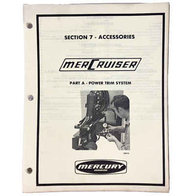 1975 Mercury Marine MerCruiser Power Trim Systems Manual