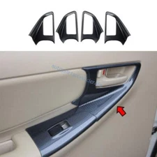 For Toyota Corolla 2003-2008 Carbon Fiber Grain Interior Door Handle Cover Frame