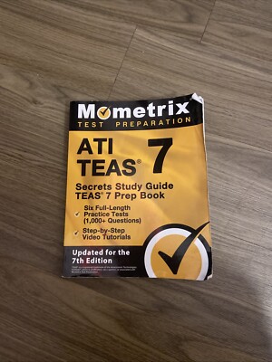 ATI TEAS 7 Secrets Study Guide  Updated for the 7th Edition by Mometrix