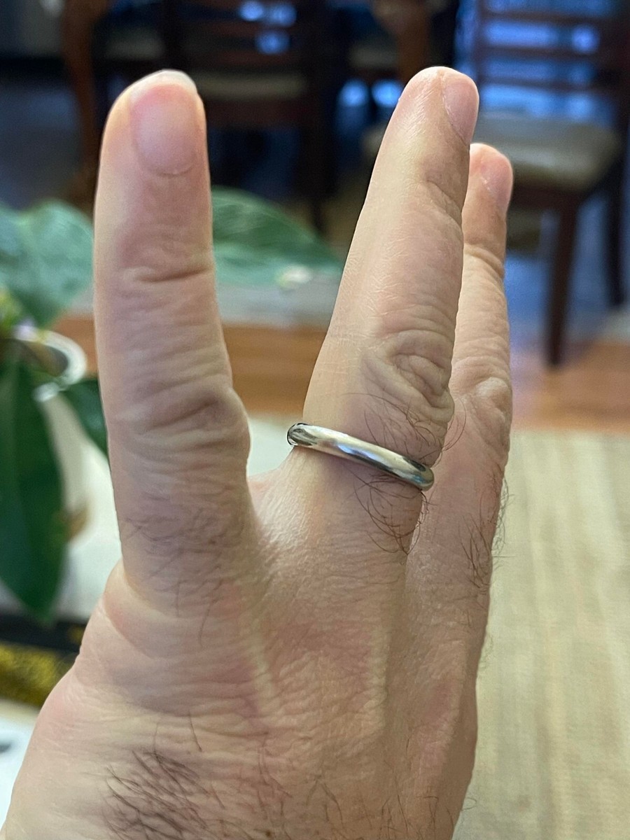 Cartier 1864 PT950 62 Classic Wedding Band Ring in Platinum Cartier 1864 PT950 62 Classic Wedding Band Ring in Platinum