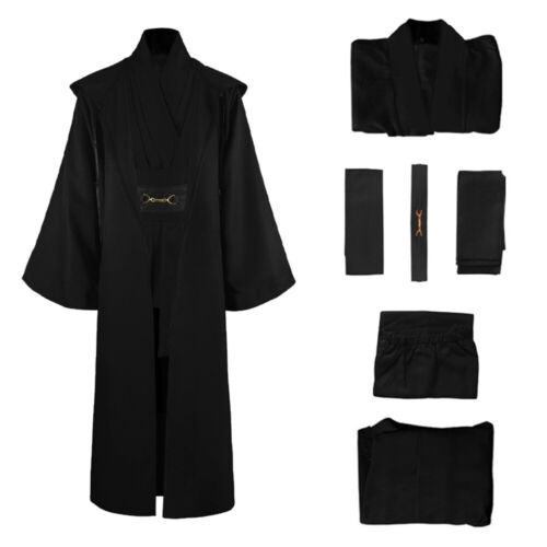 Star Wars Adult Obi-Wan Kenobi Jedi Knight Master Suit Halloween Costume Outfit - Picture 7 of 16